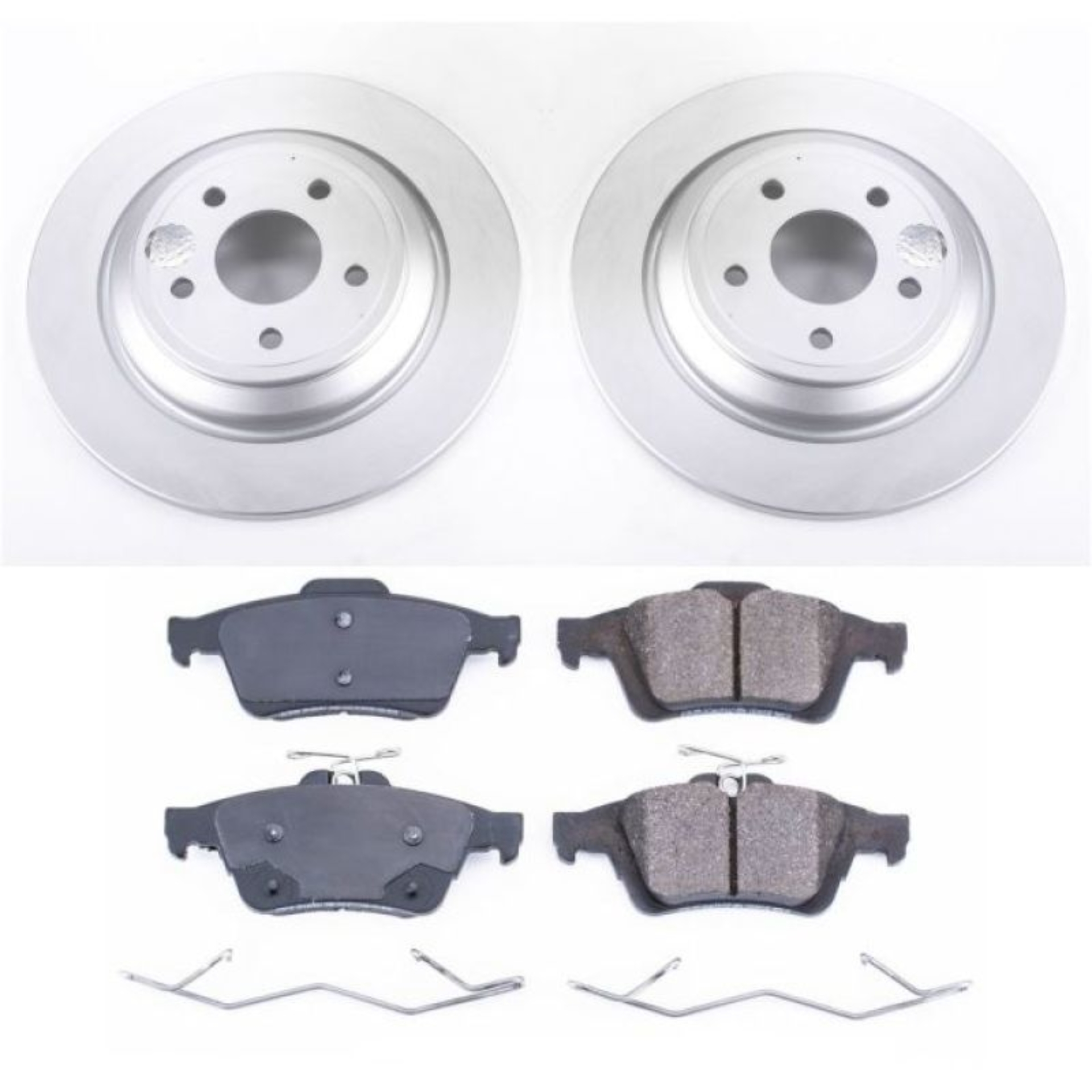 Picture of Power Stop 16-18 Ford Focus Rear Z17 Evolution Geomet Coated Brake Kit