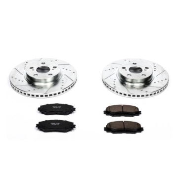 Picture of Power Stop 09-10 Pontiac Vibe Front Z23 Evolution Sport Brake Kit