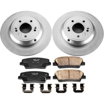 Picture of Power Stop 2009 Hyundai Genesis Rear Z17 Evolution Geomet Coated Brake Kit