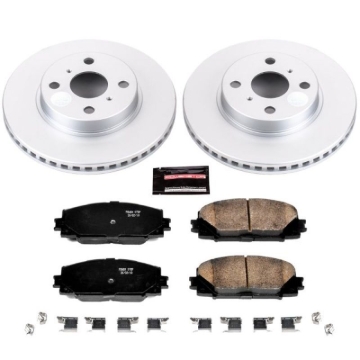 Picture of Power Stop 2013 Scion iQ Front Z17 Evolution Geomet Coated Brake Kit