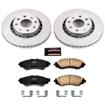 Picture of Power Stop 04-11 Chevrolet Aveo Front Z17 Evolution Geomet Coated Brake Kit