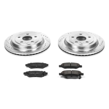 Picture of Power Stop 08-14 Cadillac CTS Rear Z23 Evolution Sport Brake Kit