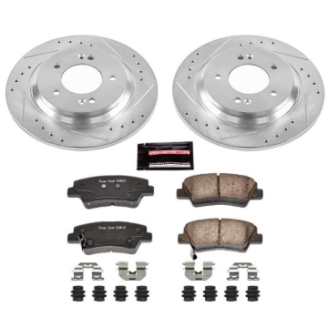 Picture of Power Stop 18-19 Hyundai Elantra GT Rear Z23 Evolution Sport Brake Kit