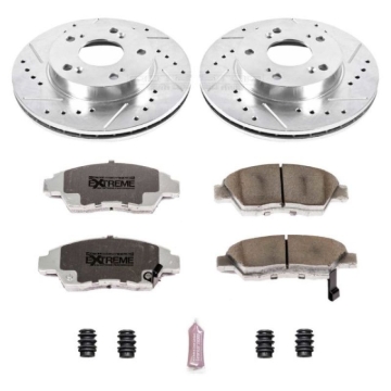 Picture of Power Stop 06-11 Honda Civic Front Z26 Street Warrior Brake Kit