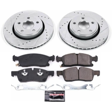 Picture of Power Stop 17-19 Jeep Grand Cherokee Front Z23 Evolution Sport Brake Kit