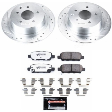 Picture of Power Stop 07-10 Nissan Altima Rear Z26 Street Warrior Brake Kit