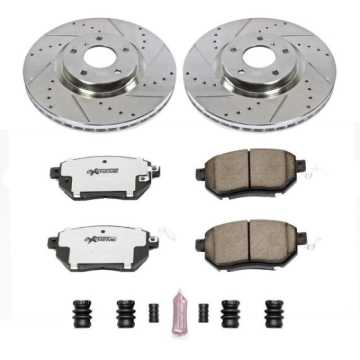 Picture of Power Stop 07-08 Nissan Maxima Front Z26 Street Warrior Brake Kit