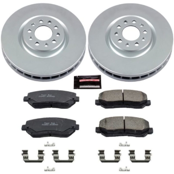 Picture of Power Stop 15-17 Chrysler 200 Front Z17 Evolution Geomet Coated Brake Kit