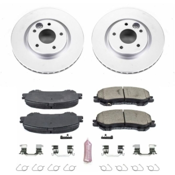 Picture of Power Stop 14-19 Nissan Rogue Front Z17 Evolution Geomet Coated Brake Kit