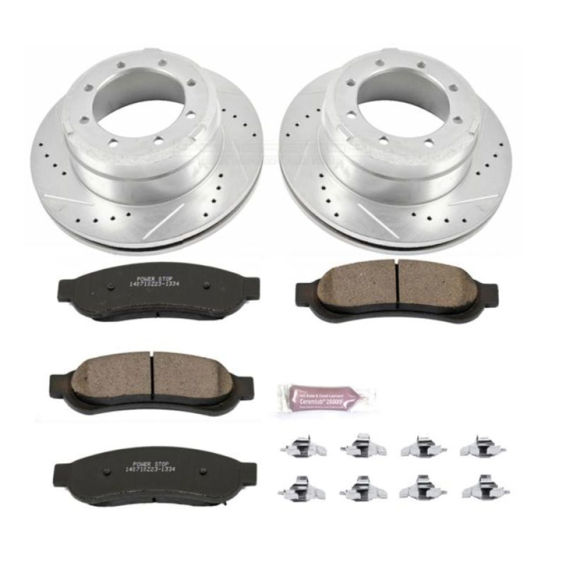 Picture of Power Stop 10-12 Ford F-350 Super Duty Rear Z23 Evolution Sport Brake Kit