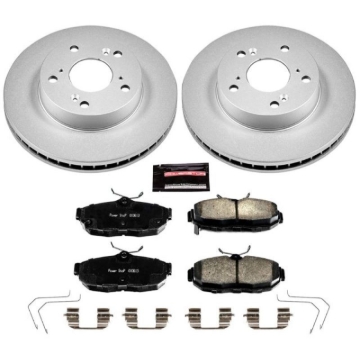 Picture of Power Stop 12-15 Honda Civic Front Z17 Evolution Geomet Coated Brake Kit