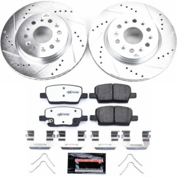Picture of Power Stop 18-19 Buick Enclave Rear Z26 Street Warrior Brake Kit