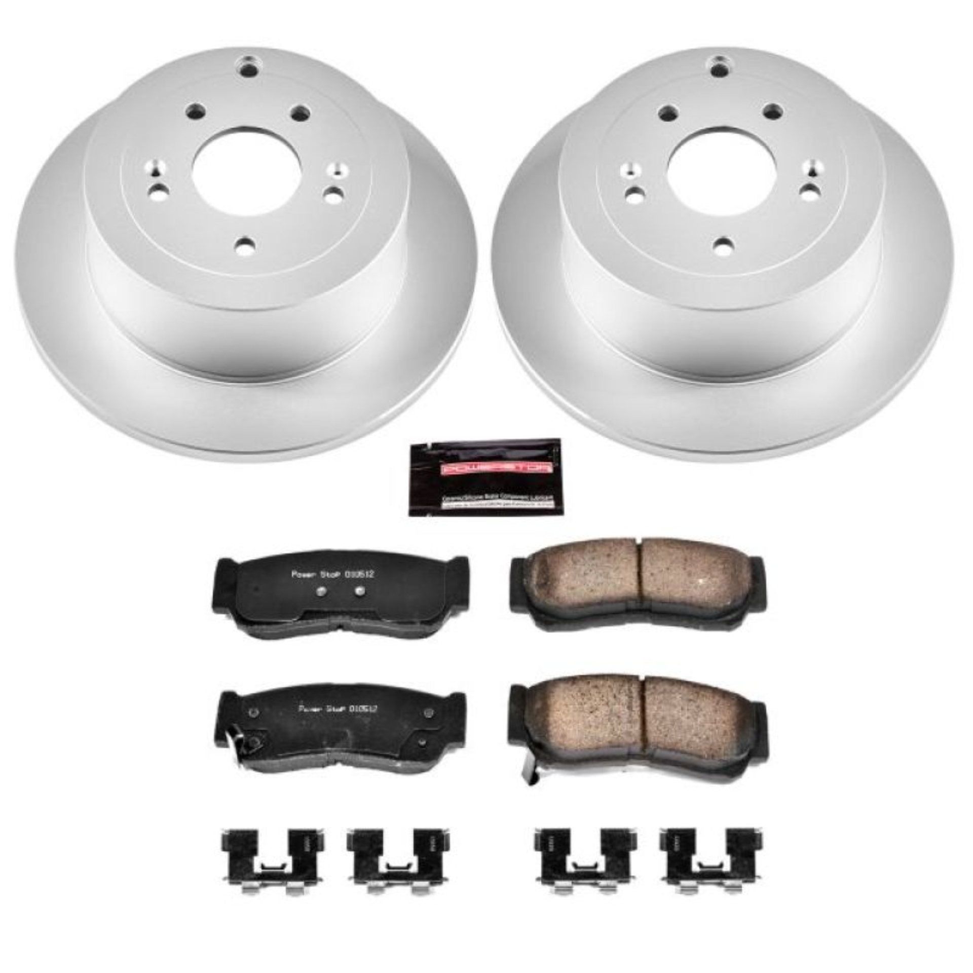 Picture of Power Stop 07-09 Hyundai Santa Fe Rear Z17 Evolution Geomet Coated Brake Kit