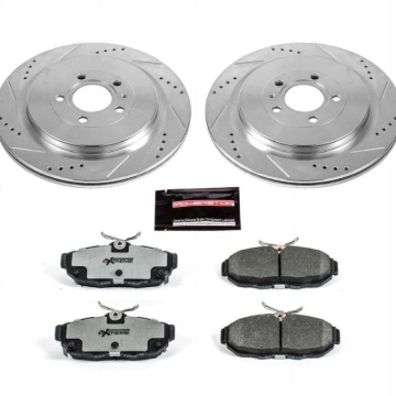 Picture of Power Stop 13-14 Ford Mustang Rear Z26 Street Warrior Brake Kit