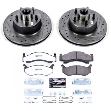 Picture of Power Stop 80-81 Chrysler Town & Country Front Z36 Truck & Tow Brake Kit