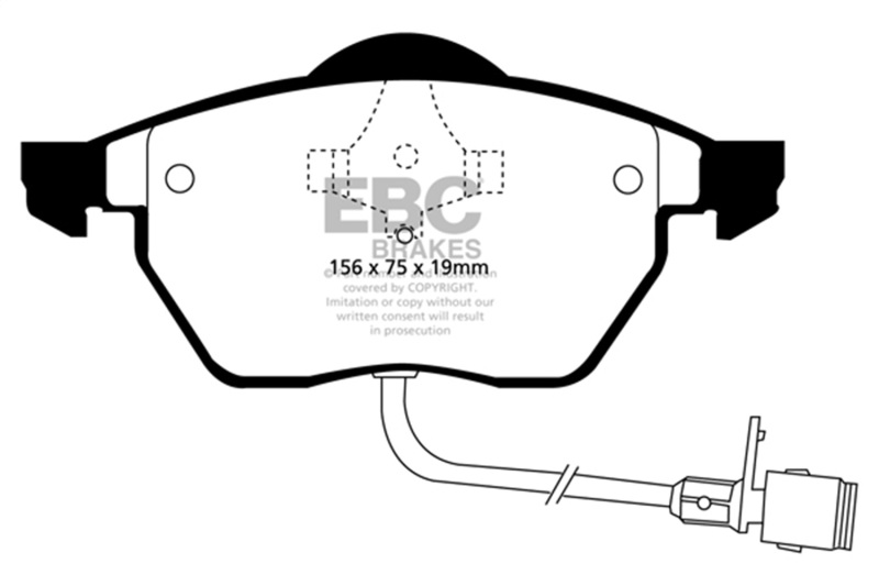 Picture of EBC Redstuff Brake Pad Sets - DP3836C