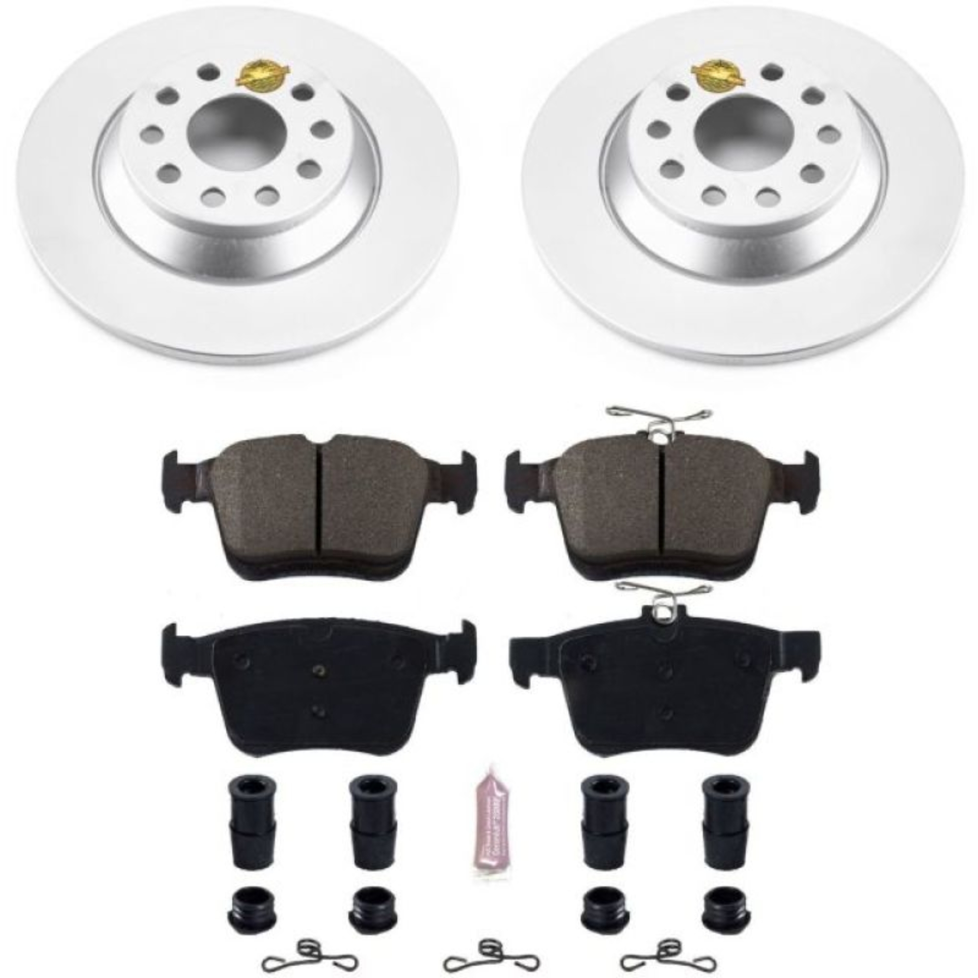 Picture of Power Stop 16-18 Audi TT Quattro Rear Z23 Evolution Sport Coated Brake Kit
