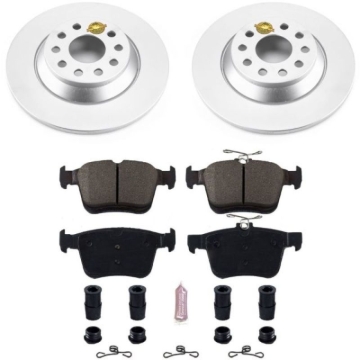 Picture of Power Stop 16-18 Audi TT Quattro Rear Z23 Evolution Sport Coated Brake Kit