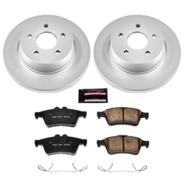 Picture of Power Stop 12-18 Ford Focus Rear Z17 Evolution Geomet Coated Brake Kit