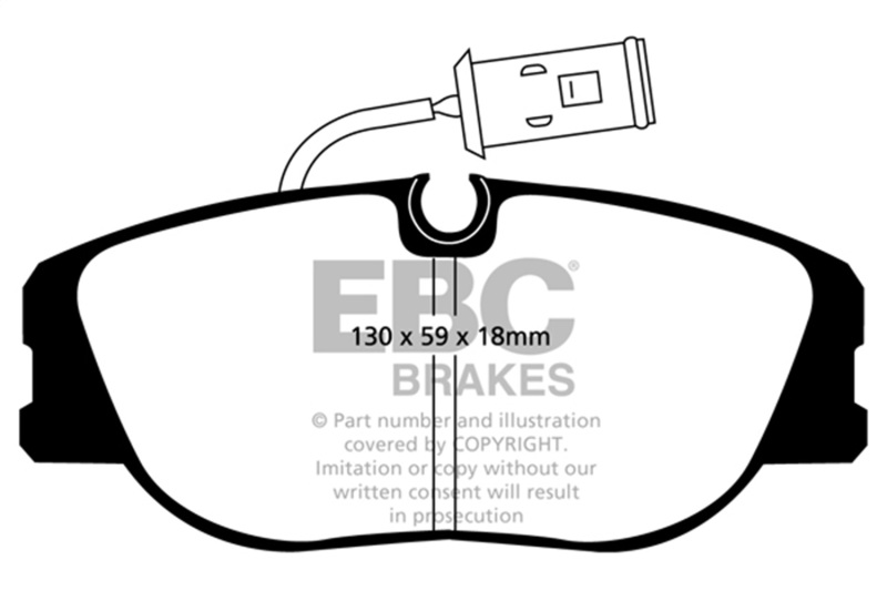 Picture of EBC Greenstuff Brake Pad Sets - DP2733/3