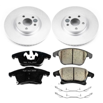 Picture of Power Stop 17-19 Lincoln MKZ Front Z17 Evolution Geomet Coated Brake Kit