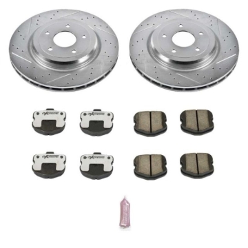 Picture of Power Stop 06-13 Chevrolet Corvette Rear Z26 Street Warrior Brake Kit