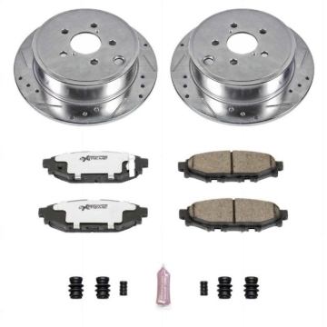 Picture of Power Stop 13-16 Subaru BRZ Rear Z26 Street Warrior Brake Kit