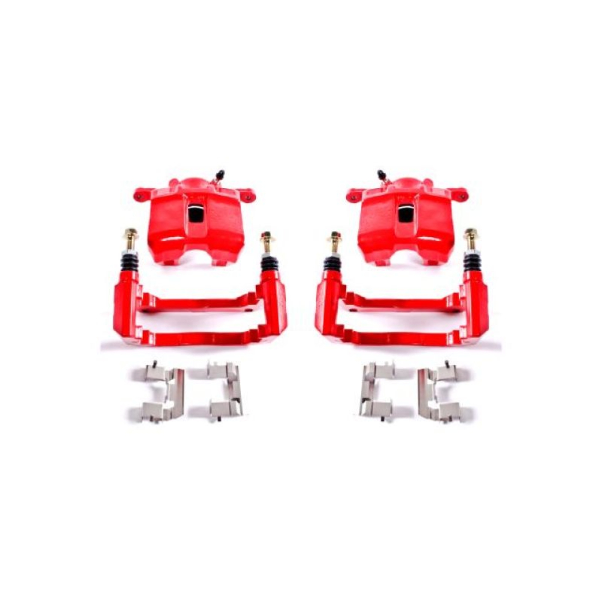 Picture of Power Stop 01-03 Acura CL Front Red Calipers w/Brackets - Pair