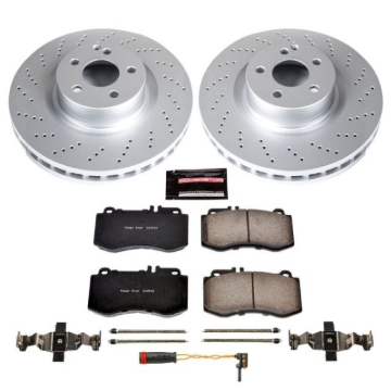 Picture of Power Stop 10-16 Mercedes-Benz E350 Front Z23 Evolution Sport Coated Brake Kit
