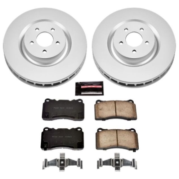Picture of Power Stop 07-14 Ford Mustang Front Z17 Evolution Geomet Coated Brake Kit