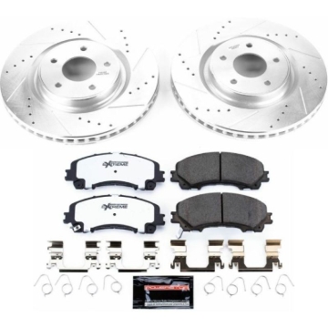 Picture of Power Stop 14-19 Nissan Rogue Front Z26 Street Warrior Brake Kit