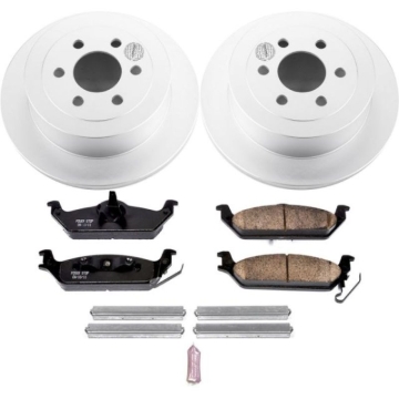Picture of Power Stop 03-04 Dodge Dakota Rear Z17 Evolution Geomet Coated Brake Kit