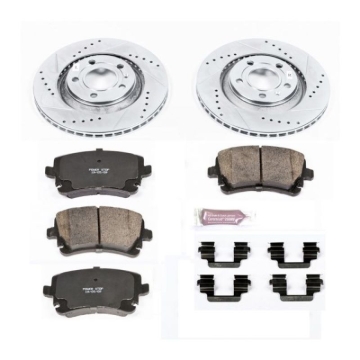 Picture of Power Stop 04-09 Audi S4 Rear Z23 Evolution Sport Brake Kit