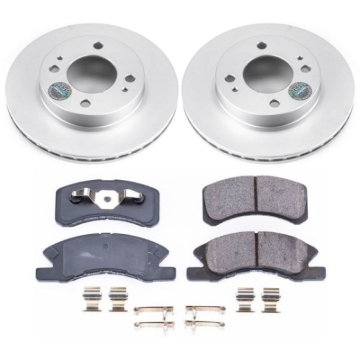 Picture of Power Stop 14-15 Mitsubishi Mirage Front Z17 Evolution Geomet Coated Brake Kit
