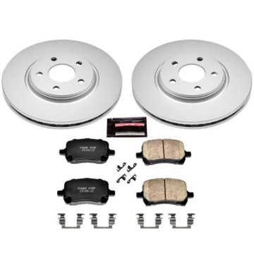 Picture of Power Stop 2007 Chevrolet Cobalt Front Z17 Evolution Geomet Coated Brake Kit