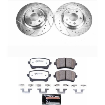 Picture of Power Stop 09-16 Audi A4 Rear Z26 Street Warrior Brake Kit