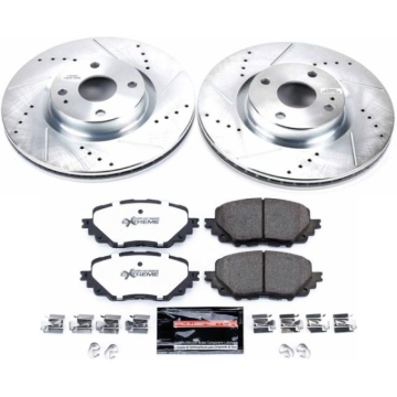 Picture of Power Stop 17-19 Fiat 124 Spider Front Z26 Street Warrior Brake Kit