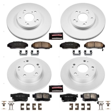 Picture of Power Stop 03-07 Honda Accord Front Z17 Evolution Geomet Coated Brake Kit