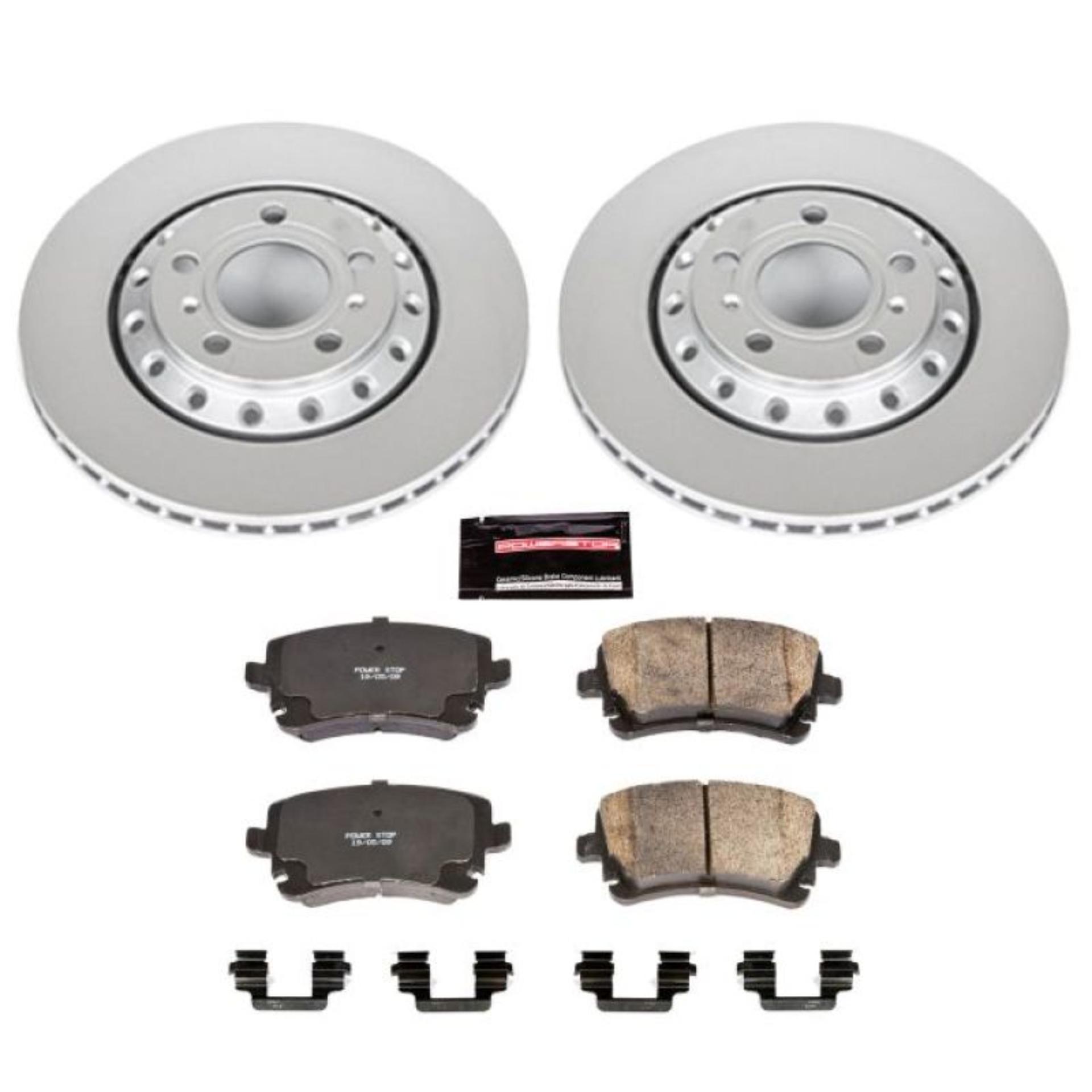 Picture of Power Stop 03-10 Audi A8 Quattro Rear Z23 Evolution Sport Coated Brake Kit