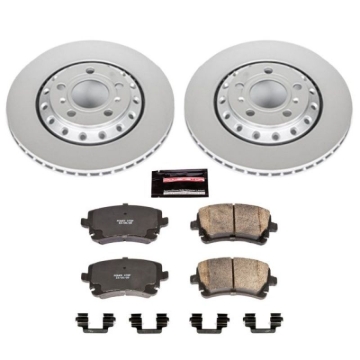 Picture of Power Stop 03-10 Audi A8 Quattro Rear Z23 Evolution Sport Coated Brake Kit