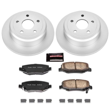 Picture of Power Stop 07-17 Jeep Wrangler Rear Z17 Evolution Geomet Coated Brake Kit