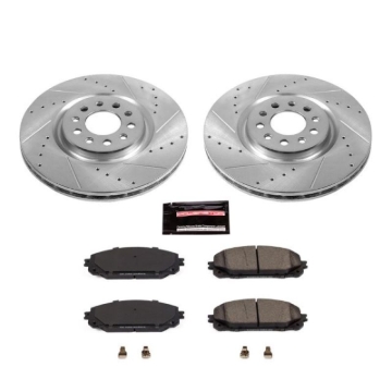 Picture of Power Stop 17-19 Jeep Cherokee Front Z23 Evolution Sport Brake Kit