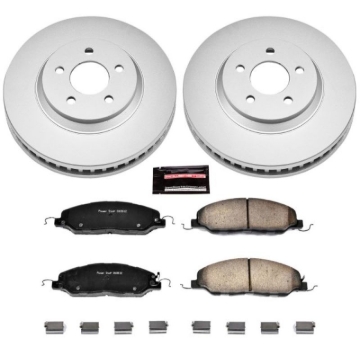 Picture of Power Stop 11-14 Ford Mustang Front Z17 Evolution Geomet Coated Brake Kit