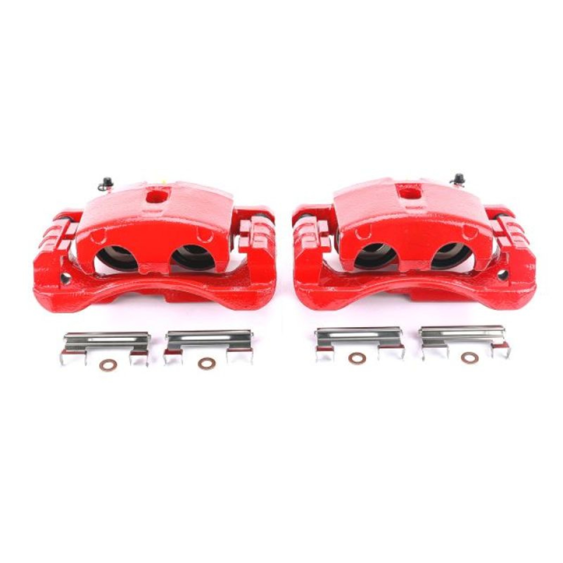 Picture of Power Stop 02-06 Cadillac Escalade Front or Rear Red Calipers w/Brackets - Pair