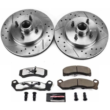 Picture of Power Stop 87-93 Ford Mustang Front Z26 Street Warrior Brake Kit