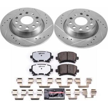 Picture of Power Stop 2013 Audi A3 Rear Z26 Street Warrior Brake Kit