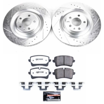 Picture of Power Stop 16-18 Audi A7 Quattro Rear Z26 Street Warrior Brake Kit