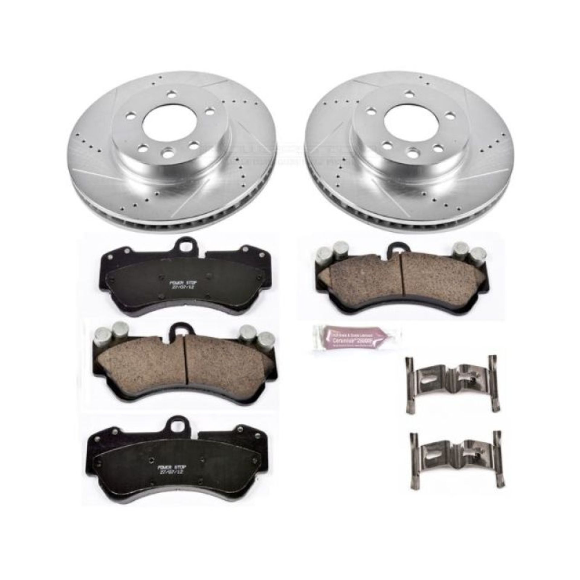Picture of Power Stop 04-06 Porsche Cayenne Front Z23 Evolution Sport Brake Kit