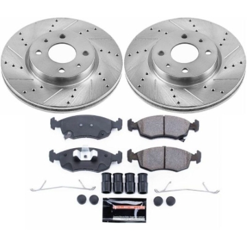 Picture of Power Stop 12-18 Fiat 500 Front Z23 Evolution Sport Brake Kit