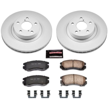 Picture of Power Stop 1996 Subaru Legacy Front Z17 Evolution Geomet Coated Brake Kit